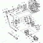H009CS91A Fuel Intake And Recirculation System