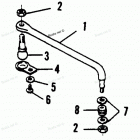 H1208A91A Комплект Тяги рулевого механизма