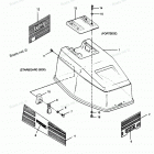 H0507Y90B Engine Cover Spectrum & Bayliner Models