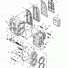 H0507Y90D Cylinder Block, Head And Exhaust Chest Cover