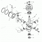 H0507Y90A Коленвал и поршни