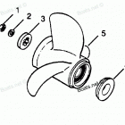 H0906G90A Flared Hub Props Models 906a90a, 906f90a, 906x90a