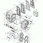 H0507F90D Cylinder Block, Head And Exhaust Chest Cover