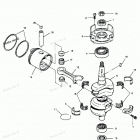H0508F90B Коленвал и поршни