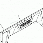 H120LD90B Transom Shield