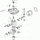 H0906X90B Коленвал и поршни
