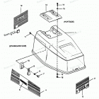 H0353X90C Engine Cover Bayliner Models