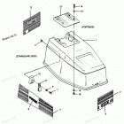 H0507A90B Engine Cover Spectrum & Bayliner Models