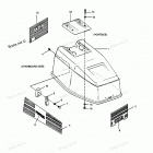 H0507G90D Engine Cover Spectrum & Bayliner Models
