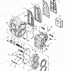 H0508F90D Cylinder Block, Head And Exhaust Chest Cover