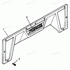 H120LD90A Transom Shield