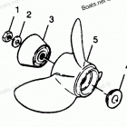 H0906G90A Straight Hub Props Models 903f90a, 903x90a, 908f90...