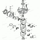 H120LD90B Коленвал и поршни