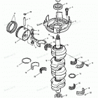 H120LD90A Коленвал и поршни