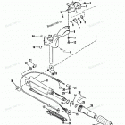 H0152184C Tiller Handle-twist Grip Throttle (ser. # E090400 ...