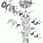 H1501E89A Коленвал,поршни
