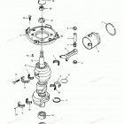 H0903X90B Коленвал и поршни