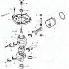 H0858X89F Коленвал и поршни