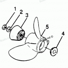 H0856K89B Straight Hub Props