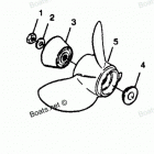 H1251F89C Straight Hub Props