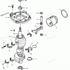 H0858C89C Коленвал и поршни