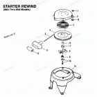 H0052S89B Starter Rewiind (88a Thru 89a Models)