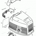 H1508G89A Top Cowl Components