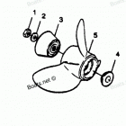 H1258X89B Straight Hub Props