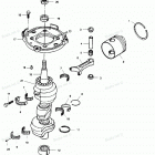 H0858X89G Коленвал и поршни