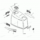 H1251X89C Engine Cover Maxum Models