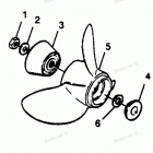 H1251A89D Straight Hub Props