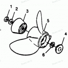 H1251F89D Straight Hub Props