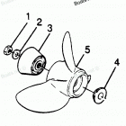 H0853F89B Straight Hub Props