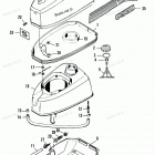 H0073S89A Top Cowl & Fuel Tank (88a Models)