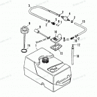 H0052F89A Fuel Tank And Line (88b Thru 92b)