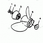 H1251F89B Straight Hub Props