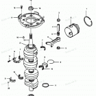 H1251A89D Коленвал и поршни