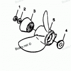 H1258W89B Straight Hub Props