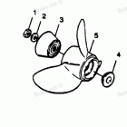 H1251B89B Straight Hub Props