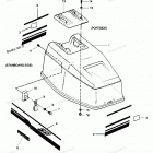 H0507Q89B Engine Cover Spectrum & Bayliner Models