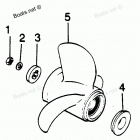 H0856X89B Flared Hub Props