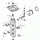 H1258G89D Коленвал и поршни