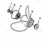 H1251X89C Straight Hub Props