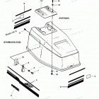 H0507Z89B Engine Cover Spectrum & Bayliner Models