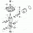 H0853F89F Коленвал и поршни
