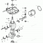 H0858V89C Коленвал и поршни