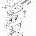 H0072S89A Top Cowl & Fuel Tank (88a Models)