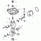 H0858F89A Коленвал и поршни