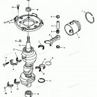 H0856G89A Коленвал и поршни