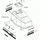 H0507D89B Engine Cover Spectrum & Bayliner Models